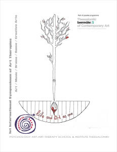 Zwi kai texni einai ena symposio Thesaloniki poster